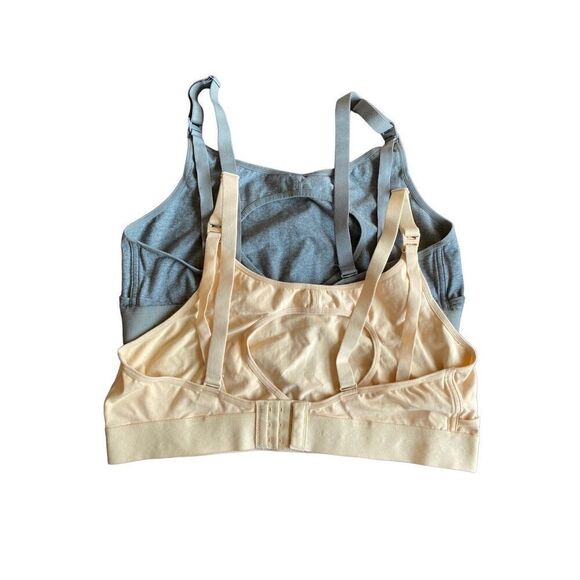 Mom cozy hands-free pumping/nursing maternity bra set of 2/ XL - Picture 8 of 10